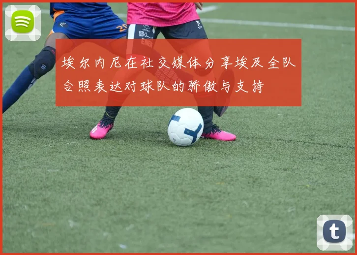 埃尔内尼在社交媒体分享埃及全队合照表达对球队的骄傲与支持
